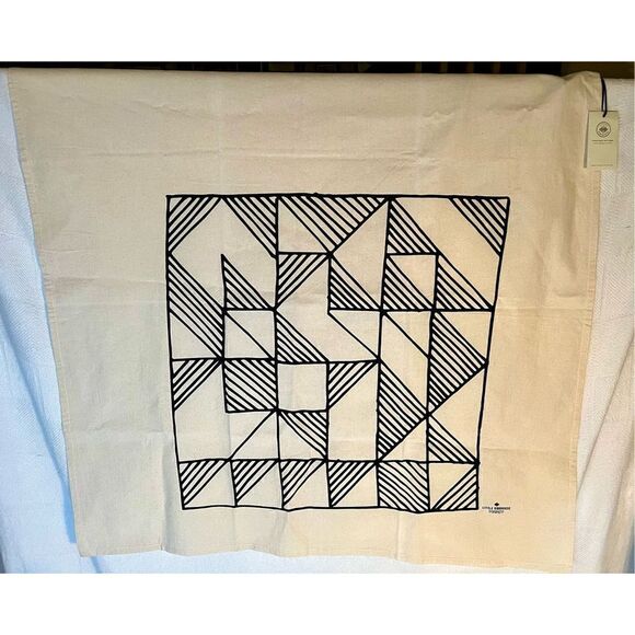 NWT Little Korboose Shadow Block Tea Towel 26”W x28”L Hard to Find - Picture 4 of 8